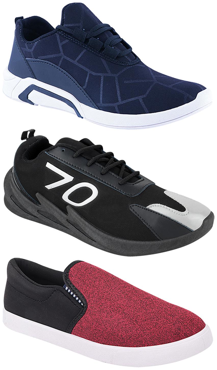 

Birde Men Multi-Color Casual Shoes - CASUAL SPORTS SNEAKERS RUNNNING SHOES - BRD-300-BLU-310-BLK-350