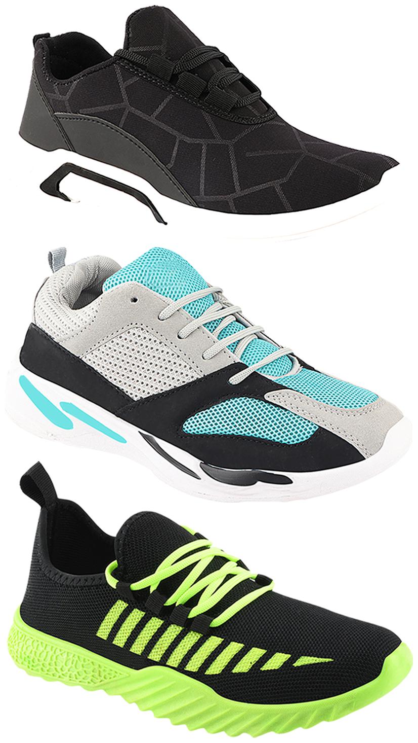 

Birde Men Multi-Color Casual Shoes - CASUAL SPORTS SNEAKERS RUNNNING SHOES - BRD-300-BLK-361-332