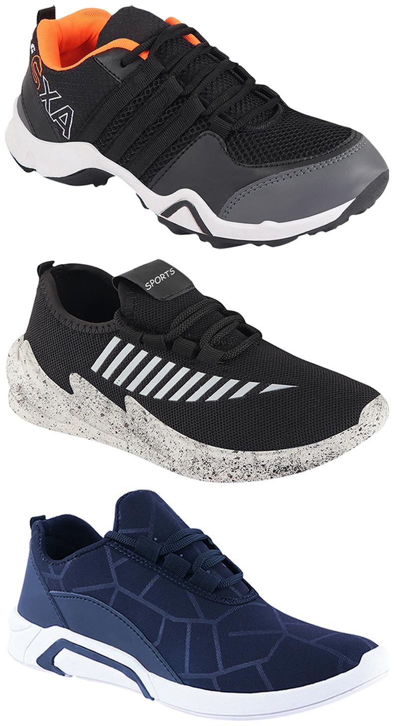 

Birde Men Multi-Color Casual Shoes - BRD-300-BLU AX-3-324-GRY
