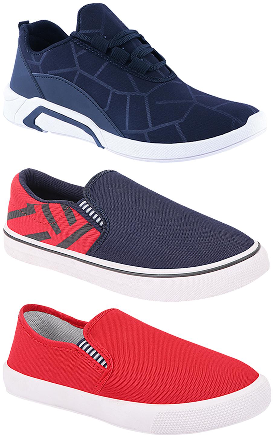 

Birde Men Multi-Color Casual Shoes - BRD-300-BLU-308-RED-309-RD