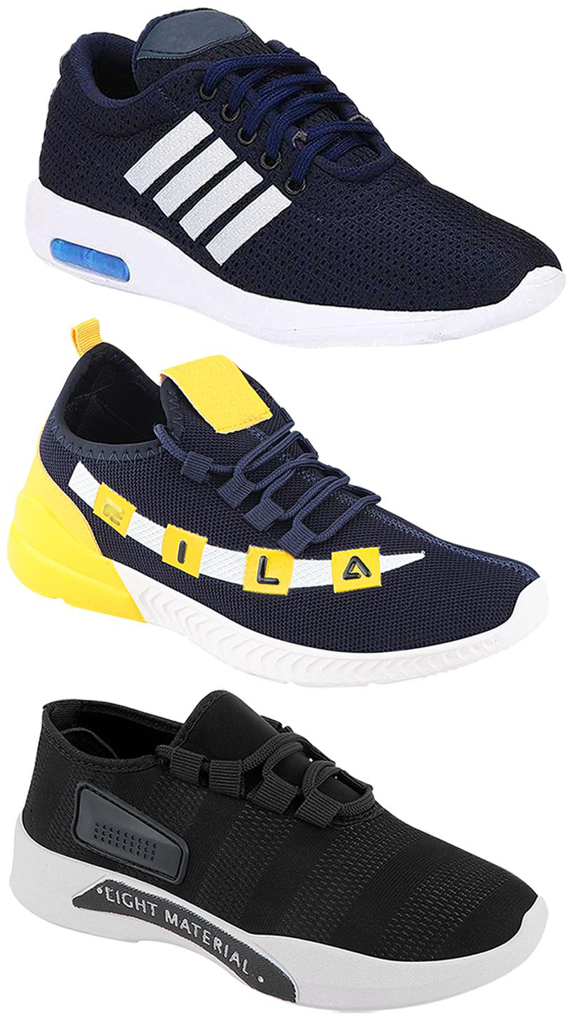 

Birde Men Multi-Color Casual Shoes - CASUAL SPORTS SNEAKERS RUNNNING SHOES - BRD-304-BLU BRD-301-BLK BRD-330