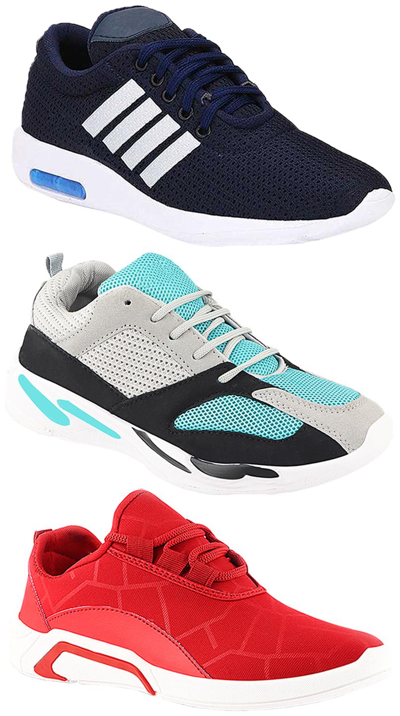 

Birde Men Multi-Color Casual Shoes - CASUAL SPORTS SNEAKERS RUNNNING SHOES - BRD-304-BLU BRD-300-RED BRD-332