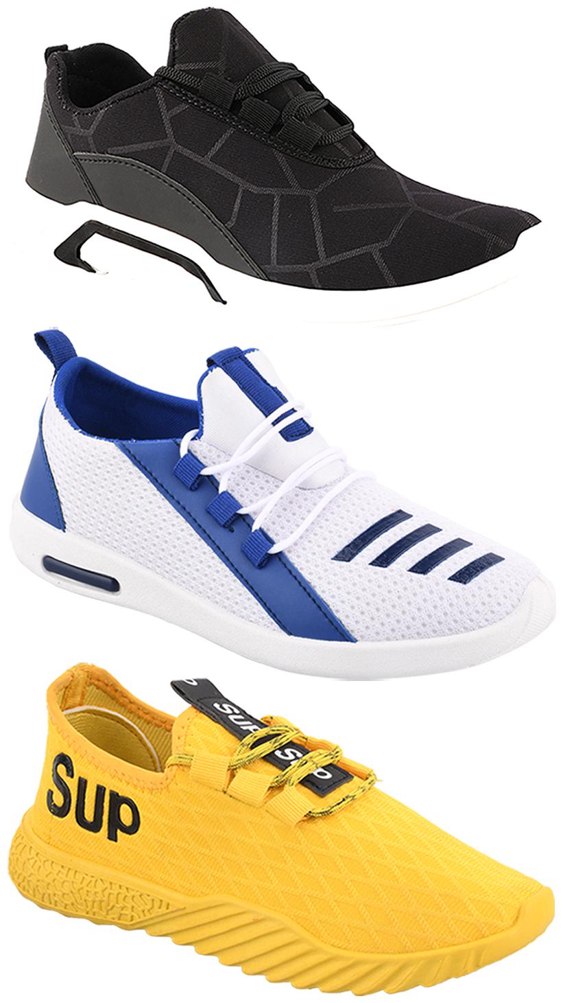 

Birde Men Multi-Color Casual Shoes - CASUAL SPORTS SNEAKERS RUNNNING SHOES - BRD-300-BLK-375-383