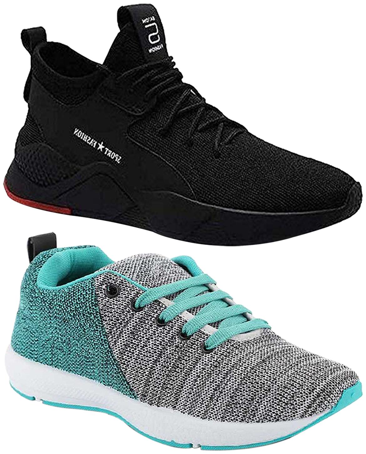 

Birde Multicolor Mesh Casual Shoes For Men (Pack of 2)