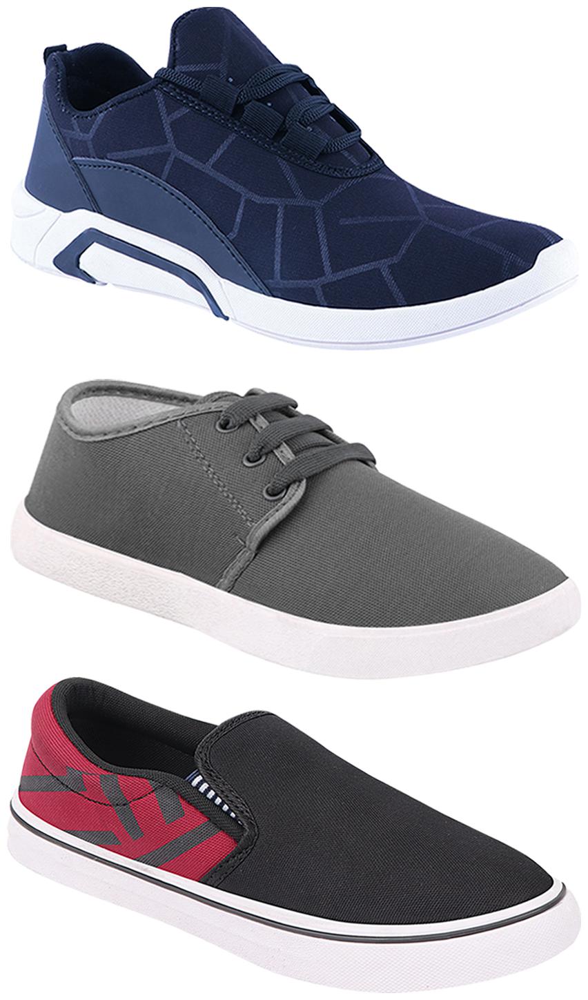 

Birde Men Multi-Color Casual Shoes - BRD-300-BLU-1079-308-MRN