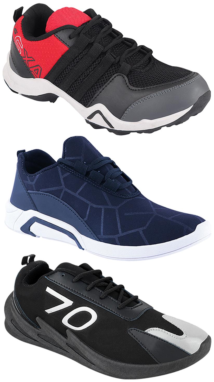 

Birde Men Multi-Color Casual Shoes - CASUAL SPORTS SNEAKERS RUNNNING SHOES - BRD-300-BLU AX-2-350