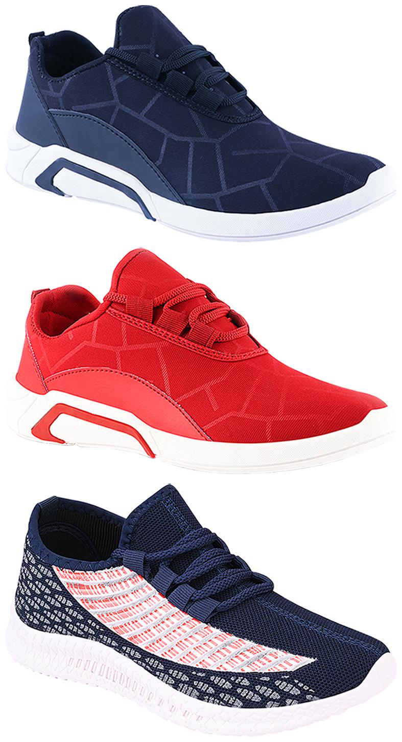 

Birde Men Multi-Color Casual Shoes - BRD-300-BLU-300-RED-315