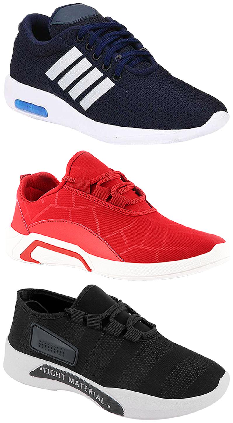 

Birde Men Multi-Color Casual Shoes - BRD-304-BLU BRD-300-RED BRD-301-BLK