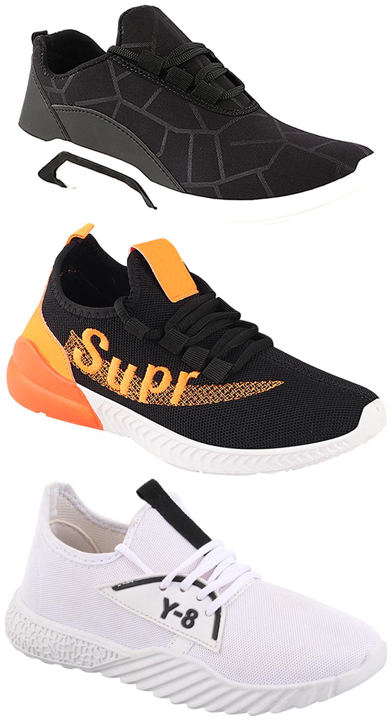 

Birde Men Multi-Color Casual Shoes - CASUAL SPORTS SNEAKERS RUNNNING SHOES - BRD-300-BLK-331-377