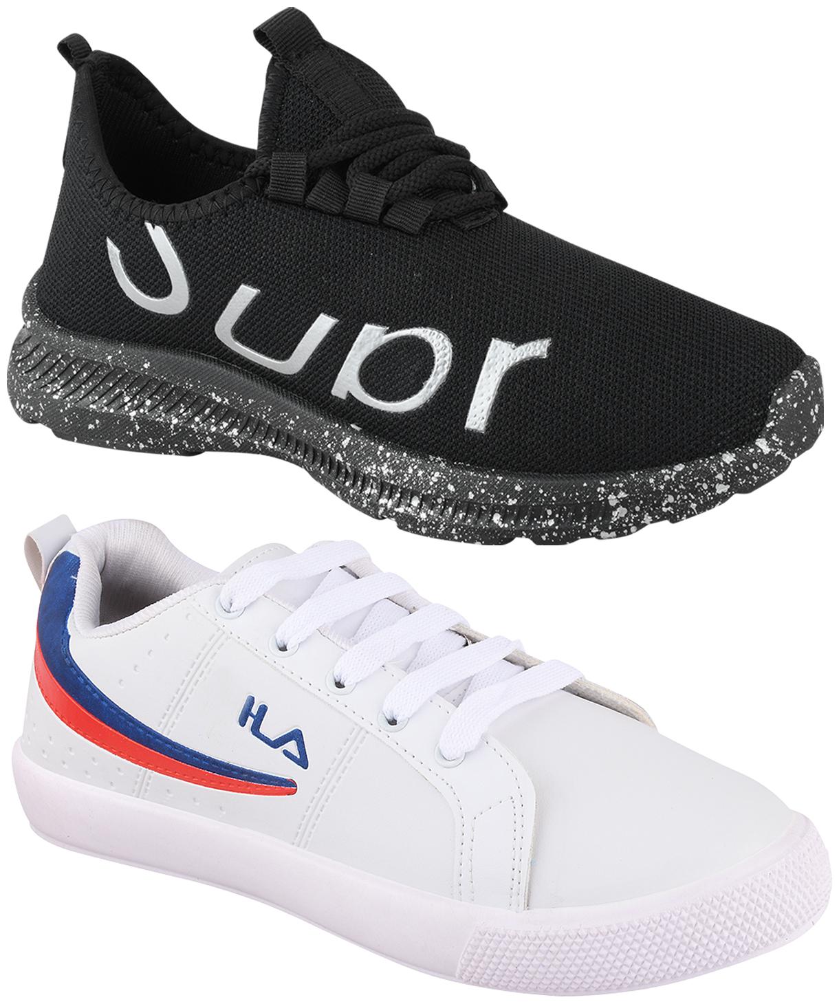 

Birde Multicolor Synthetic Casual Shoes For Men (Pack of 2)