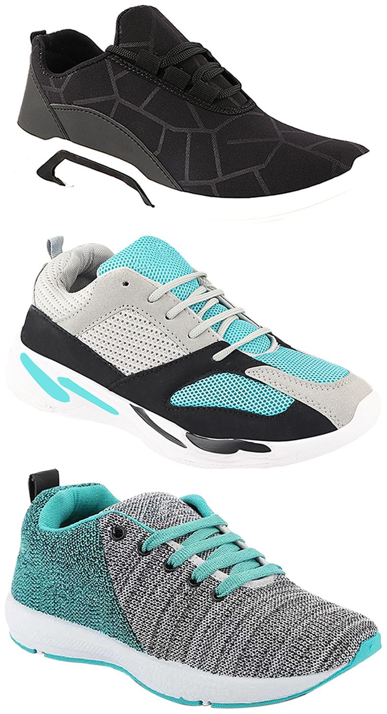

Birde Men Multi-Color Casual Shoes - CASUAL SPORTS SNEAKERS RUNNNING SHOES - BRD-300-BLK-221-332
