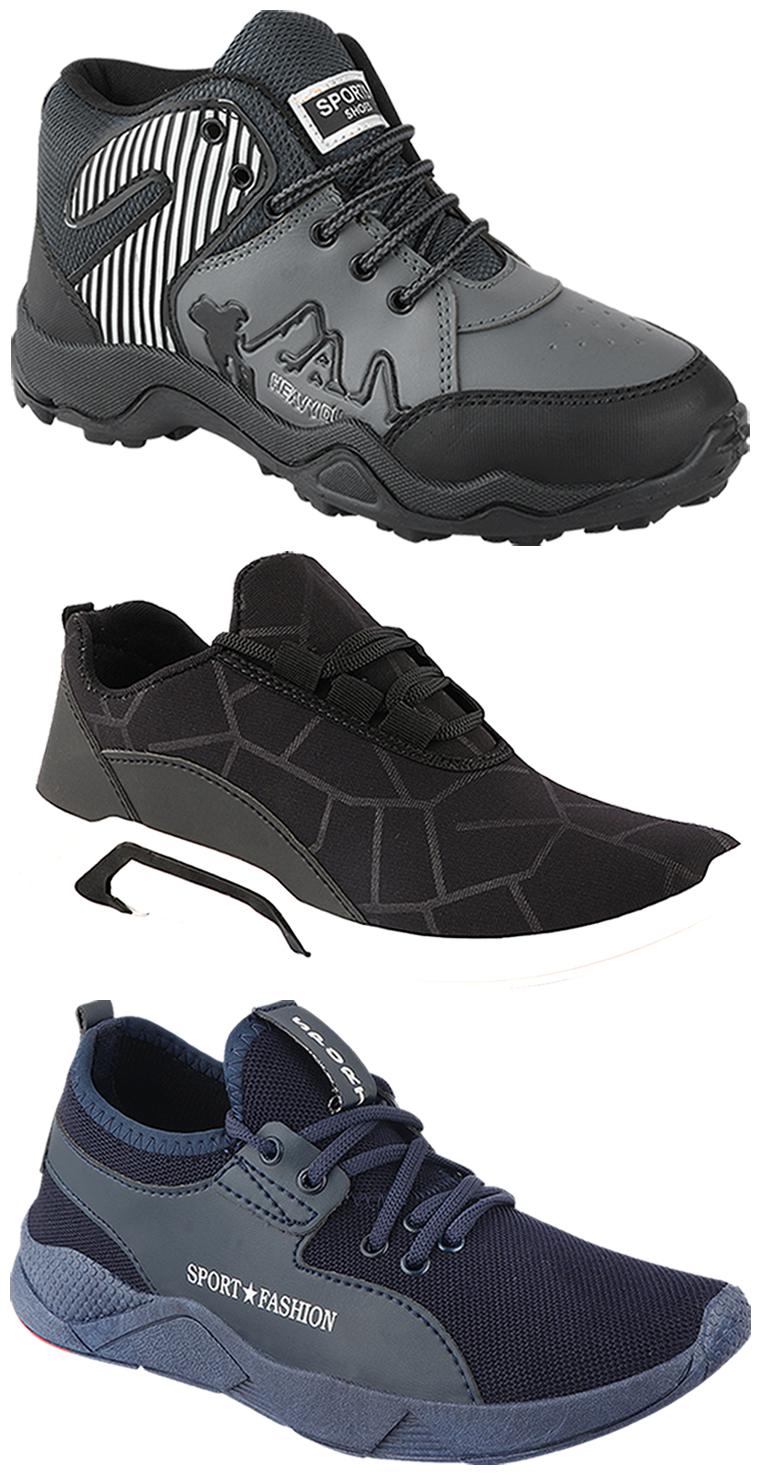 

Birde Men Multi-Color Casual Shoes - BRD-300-BLK-342-367