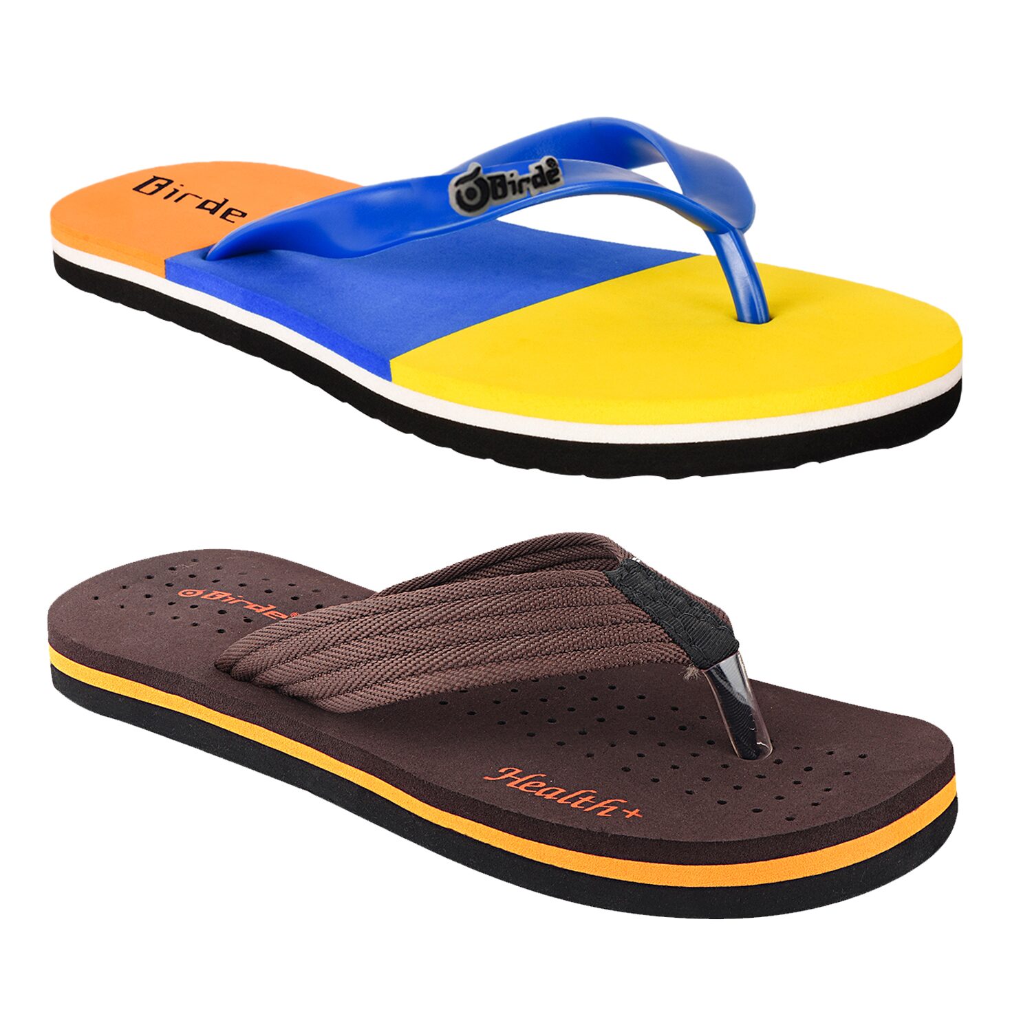 

Birde Men Multi Flip-Flops - 2 Pair
