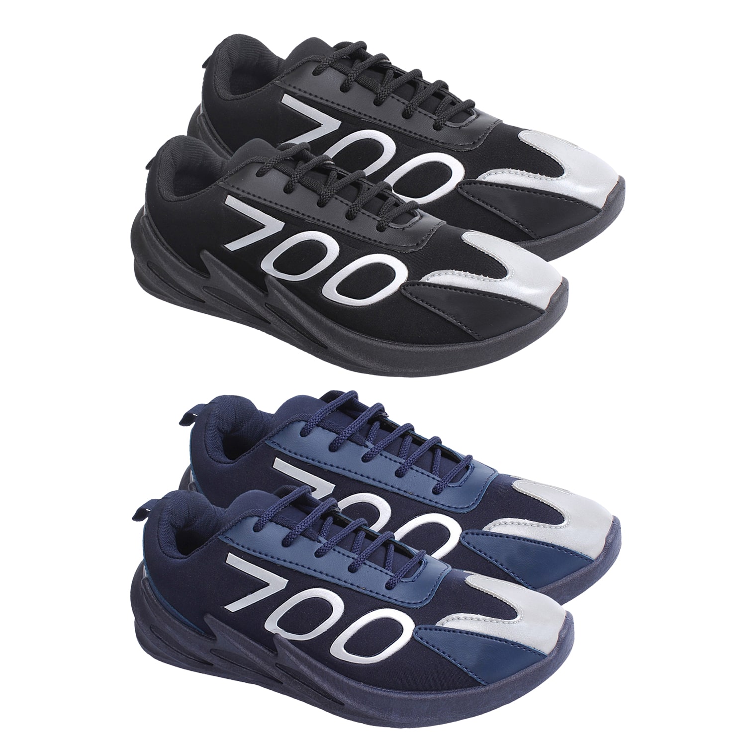 

Birde Multicolor Mesh Shoes For Men (Pack of 2)