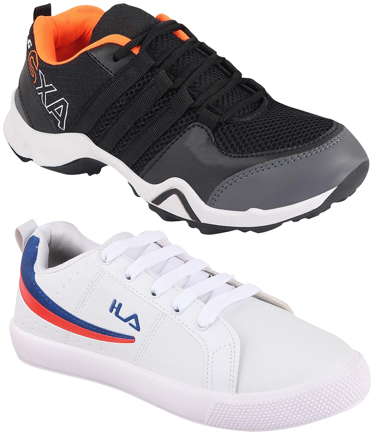 

Birde Multicolor Synthetic Casual Shoes For Men (Pack of 2)