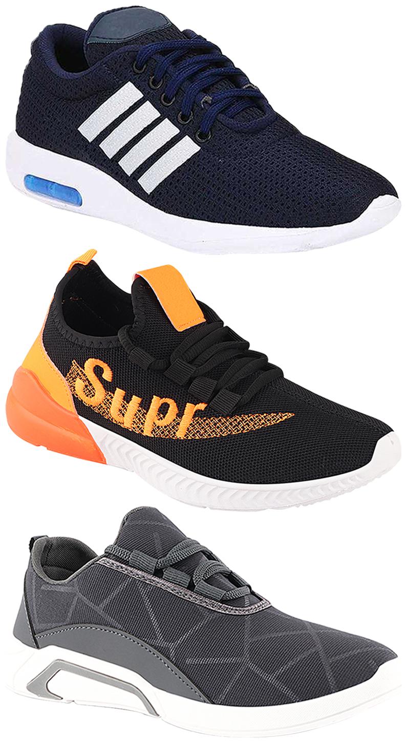 

Birde Men Multi-Color Casual Shoes - CASUAL SPORTS SNEAKERS RUNNNING SHOES - BRD-304-BLU BRD-300-GRY BRD-331