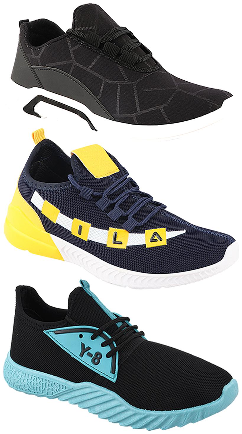 

Birde Men Multi-Color Casual Shoes - CASUAL SPORTS SNEAKERS RUNNNING SHOES - BRD-300-BLK-330-386