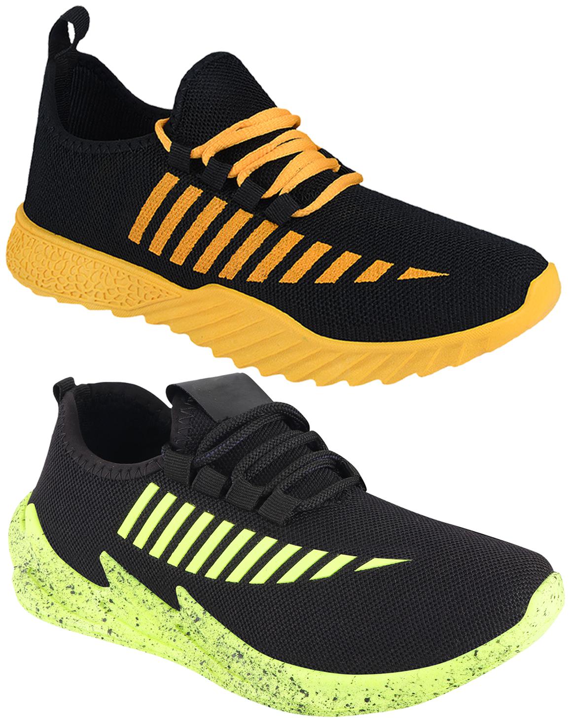 

Birde Multicolor Mesh Casual Shoes For Men (Pack of 2)