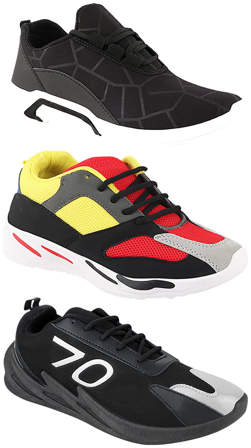 

Birde Men Multi-Color Casual Shoes - CASUAL SPORTS SNEAKERS RUNNNING SHOES - BRD-300-BLK-333-350