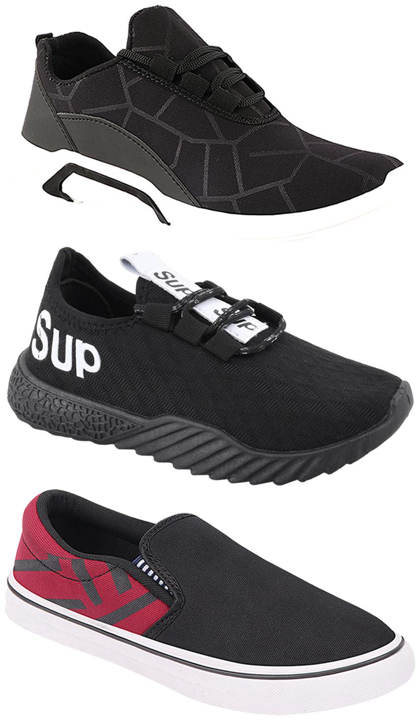 

Birde Men Multi-Color Casual Shoes - CASUAL SPORTS SNEAKERS RUNNNING SHOES - BRD-300-BLK-308-MRN-384