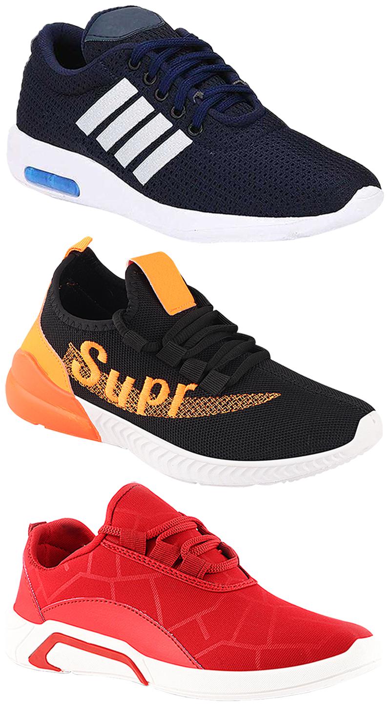 

Birde Men Multi-Color Casual Shoes - CASUAL SPORTS SNEAKERS RUNNNING SHOES - BRD-304-BLU BRD-300-RED BRD-331
