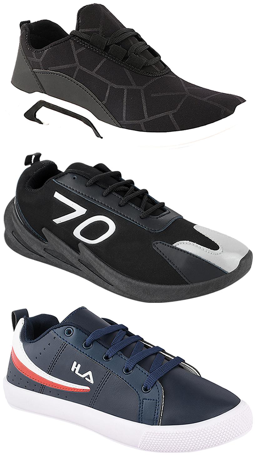

Birde Men Multi-Color Casual Shoes - CASUAL SPORTS SNEAKERS RUNNNING SHOES - BRD-300-BLK-350-365