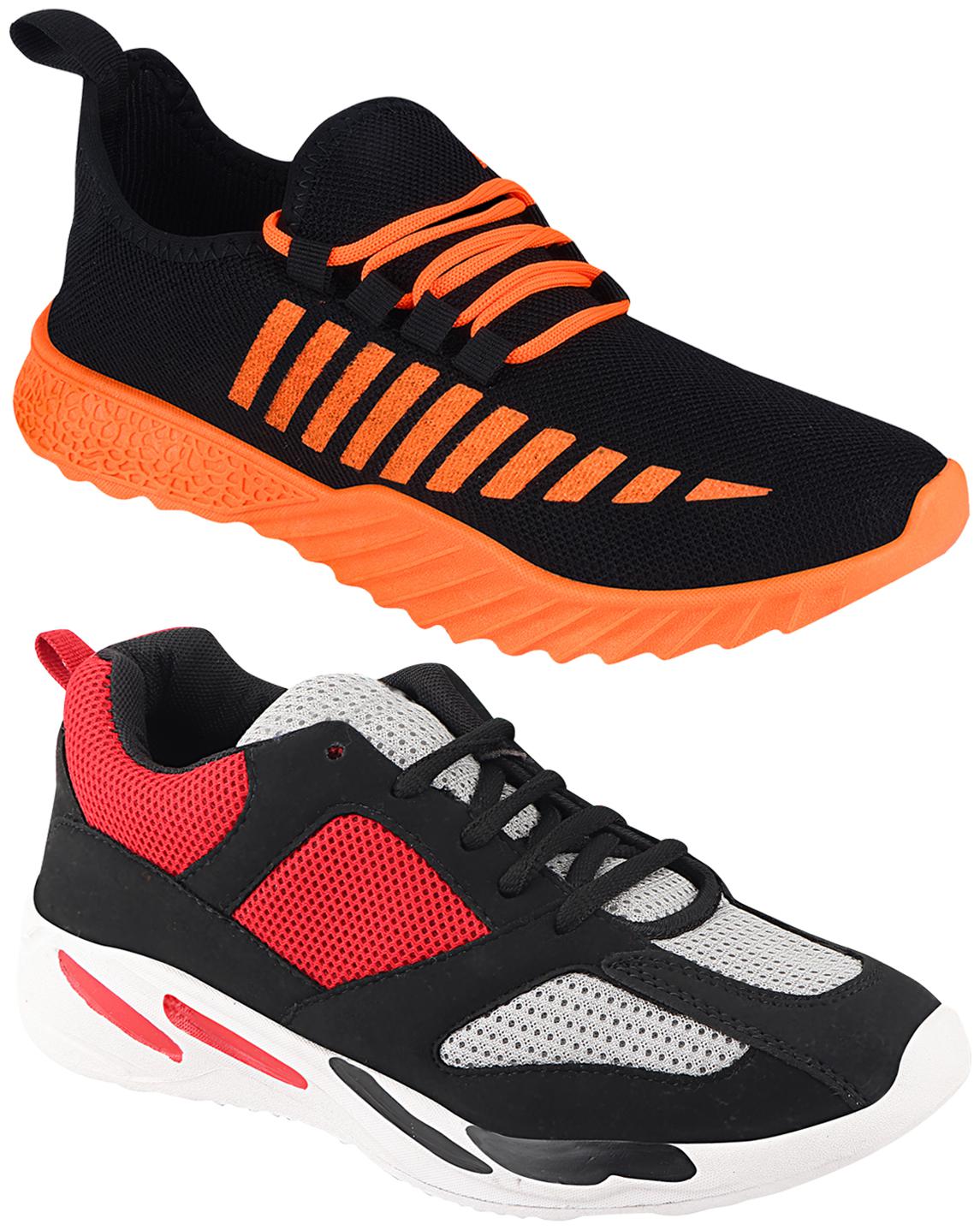 

Birde Multicolor Mesh Casual Shoes For Men (Pack of 2)