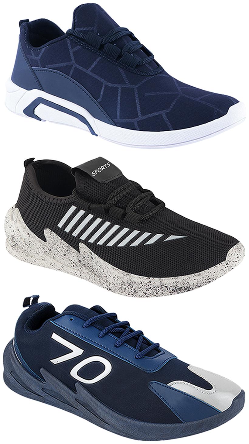 

Birde Men Multi-Color Casual Shoes - CASUAL SPORTS SNEAKERS RUNNNING SHOES - BRD-300-BLU-324-GRY-351