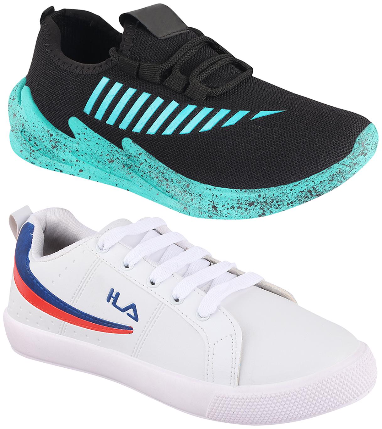 

Birde Multicolor Synthetic Casual Shoes For Men (Pack of 2)