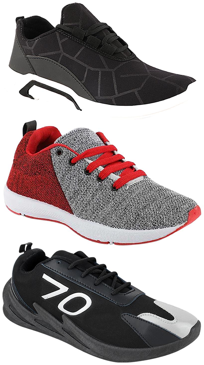 

Birde Men Multi-Color Casual Shoes - CASUAL SPORTS SNEAKERS RUNNNING SHOES - BRD-300-BLK-222-350