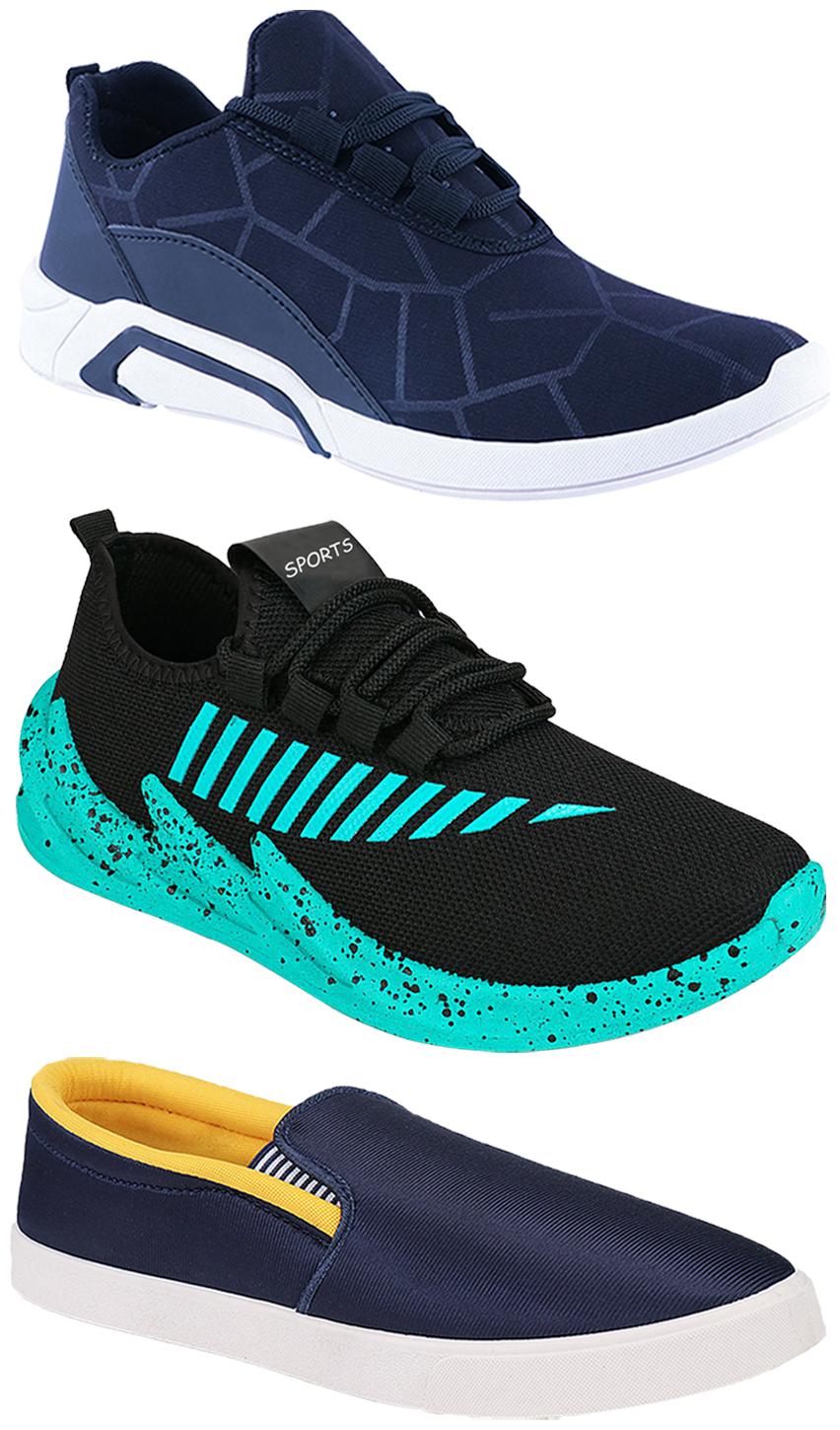 

Birde Men Multi-Color Casual Shoes - BRD-300-BLU BIRDE-52-324-SGRN