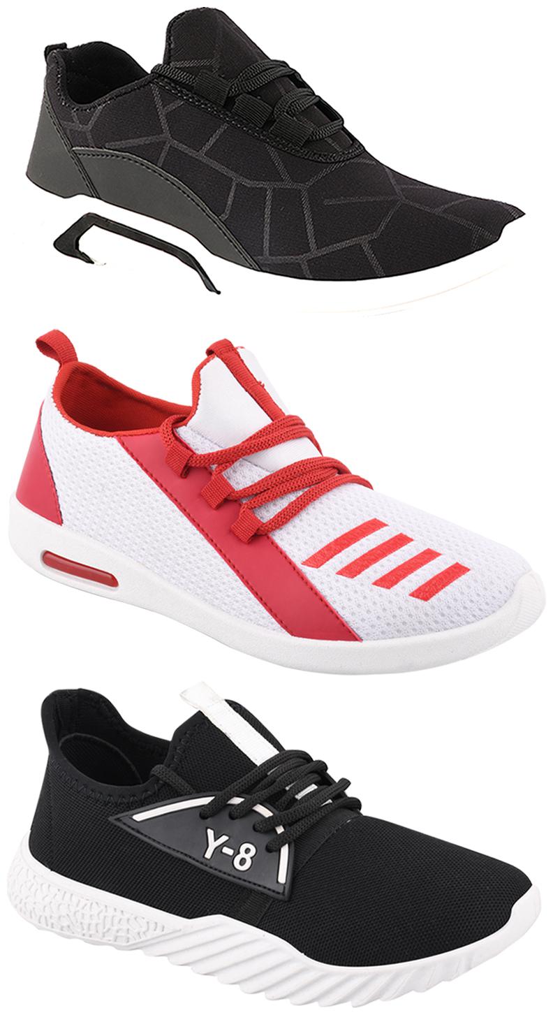 

Birde Men Multi-Color Casual Shoes - BRD-300-BLK-374-378