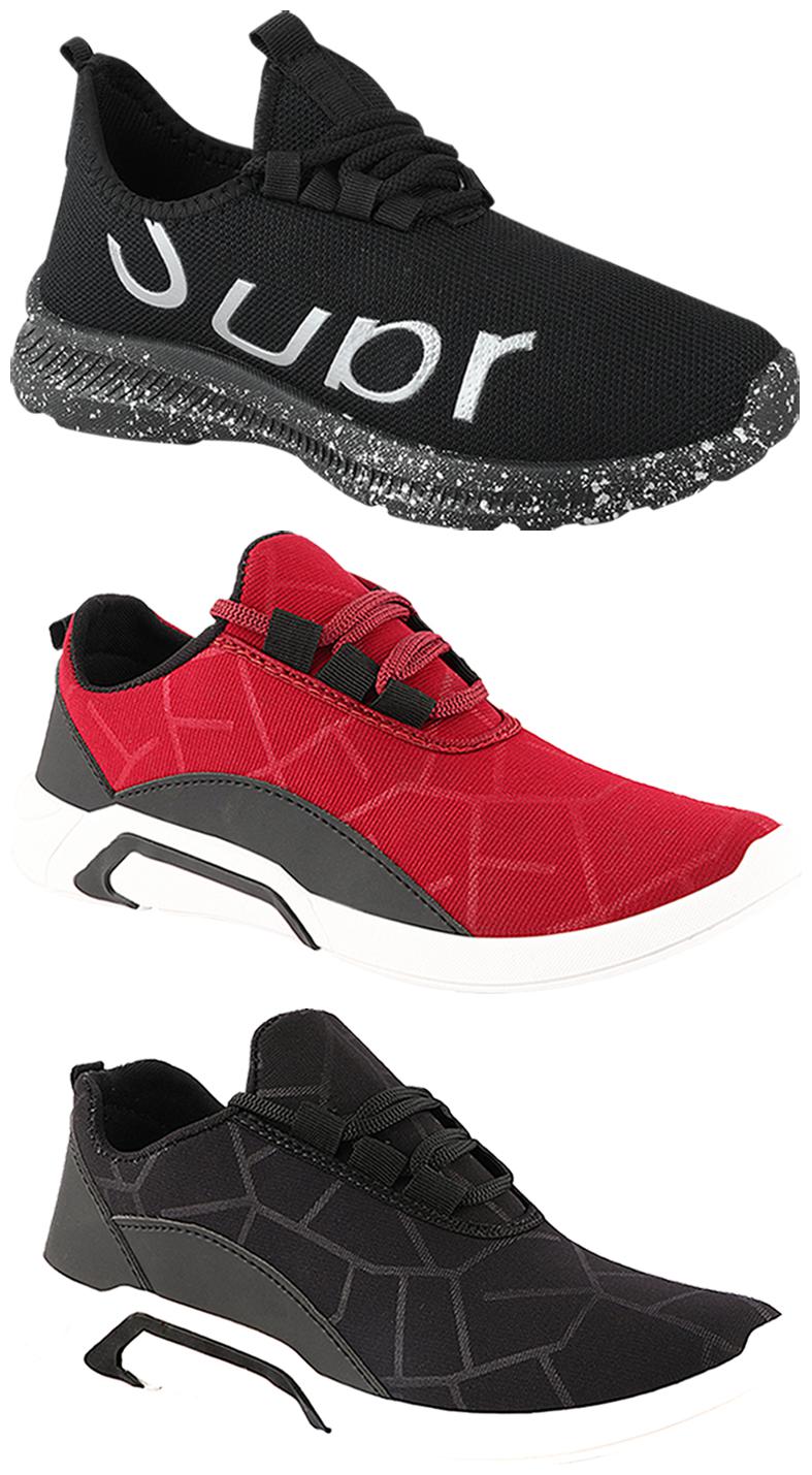 

Birde Men Multi-Color Casual Shoes - BRD-300-BLK-300-CHRY-369