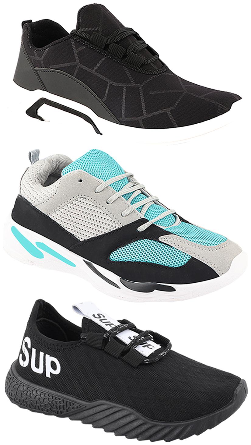 

Birde Men Multi-Color Casual Shoes - CASUAL SPORTS SNEAKERS RUNNNING SHOES - BRD-300-BLK-332-384