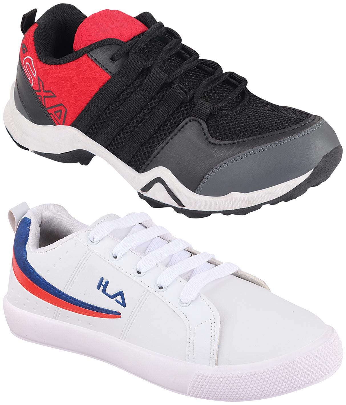 

Birde Multicolor Synthetic Casual Shoes For Men (Pack of 2)