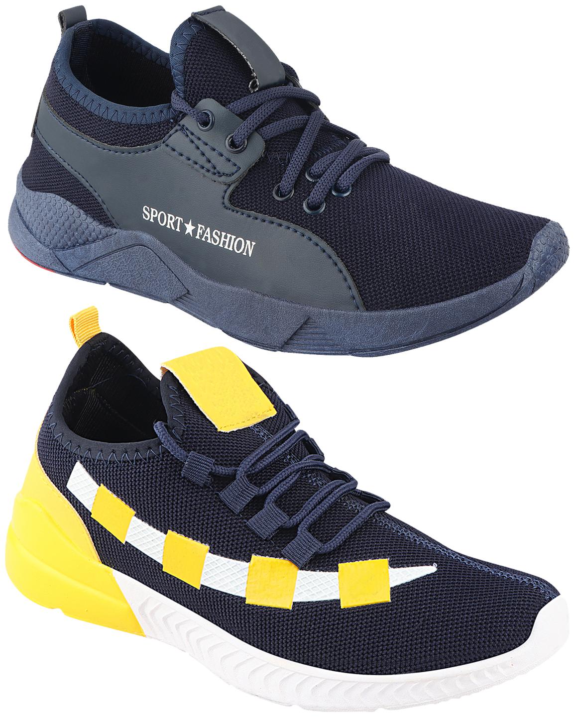 

Birde Multicolor Mesh Casual Shoes For Men (Pack of 2)