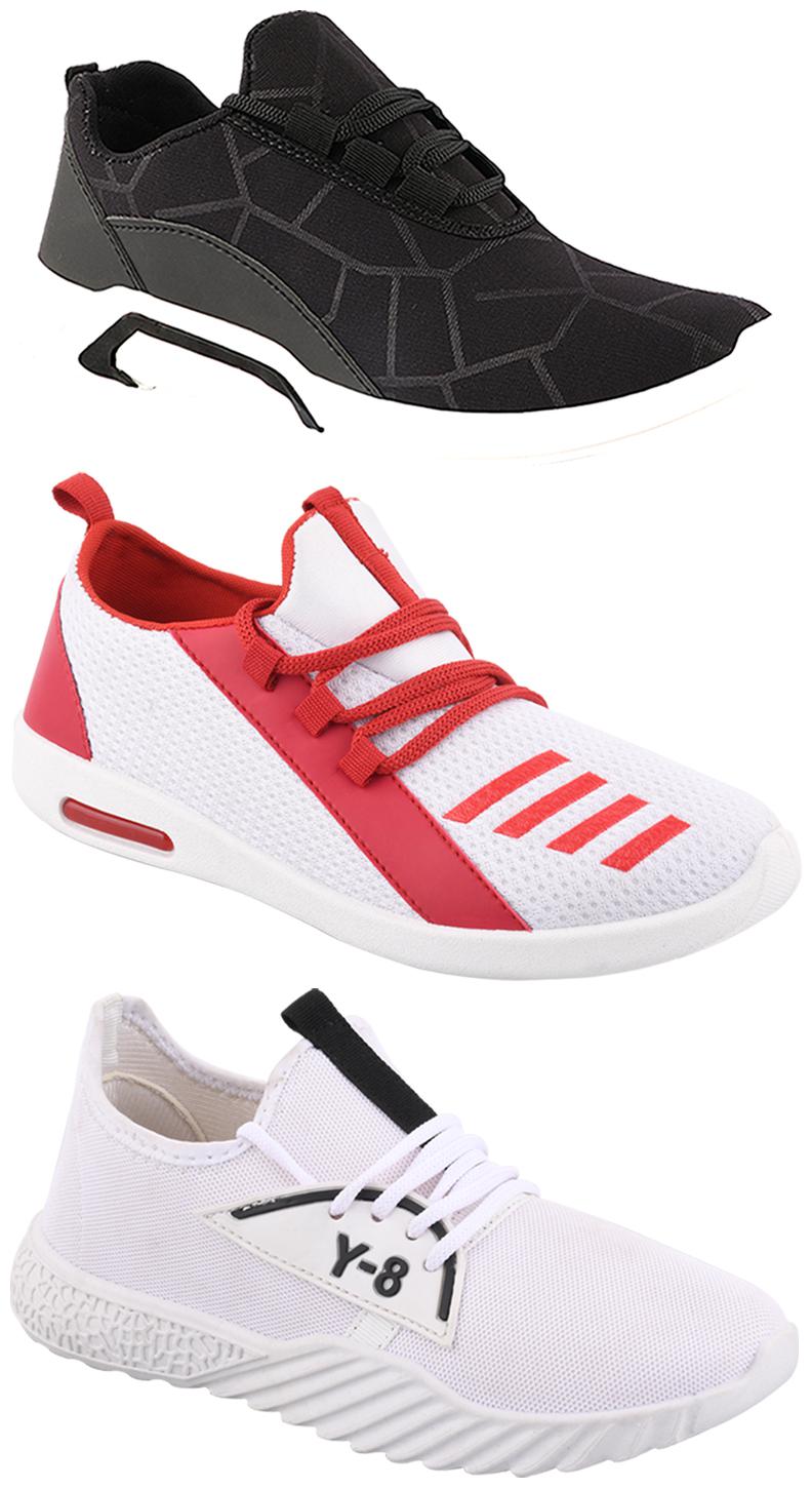 

Birde Men Multi-Color Casual Shoes - BRD-300-BLK-374-377