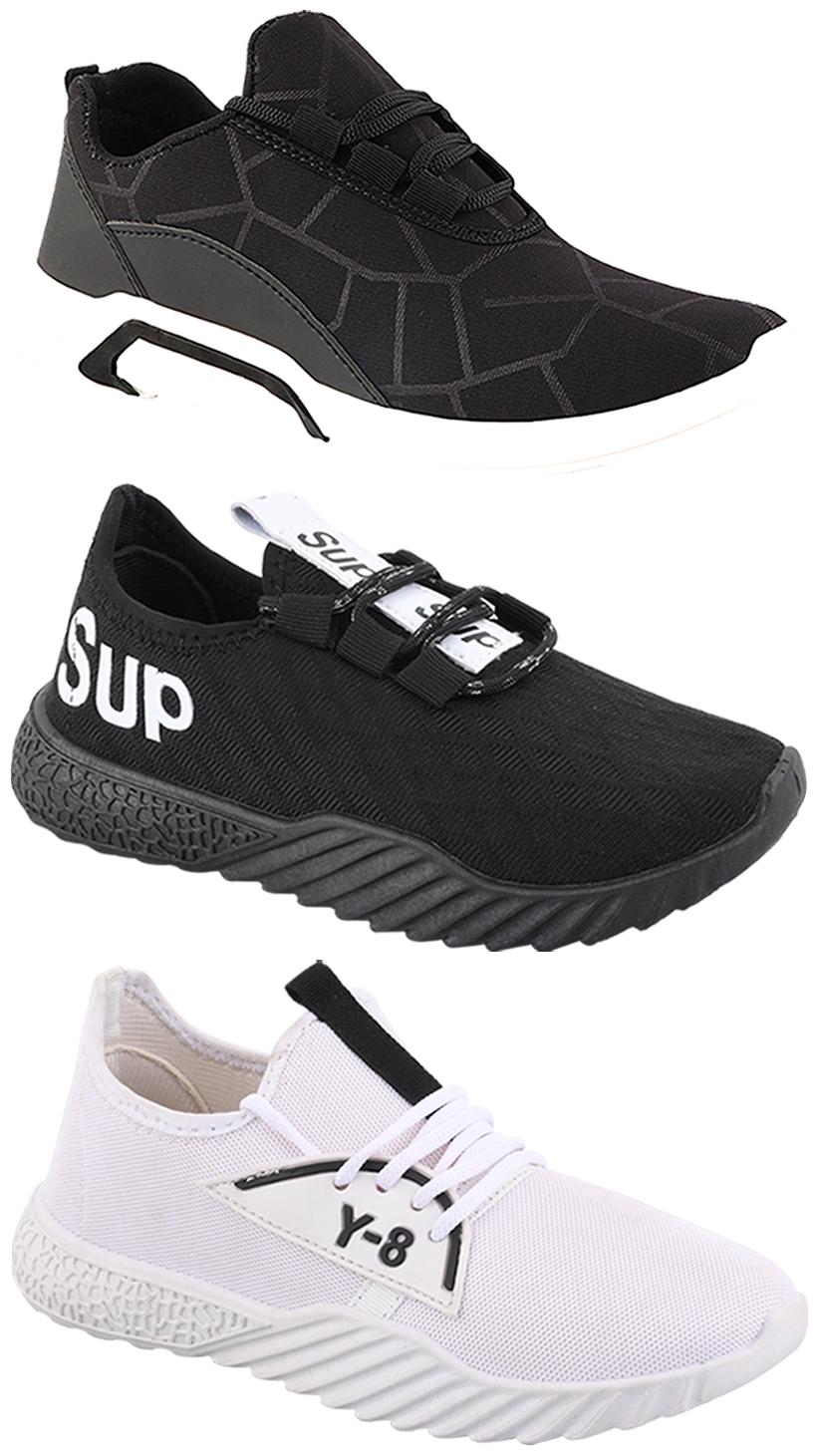 

Birde Men Multi-Color Casual Shoes - CASUAL SPORTS SNEAKERS RUNNNING SHOES - BRD-300-BLK-377-384