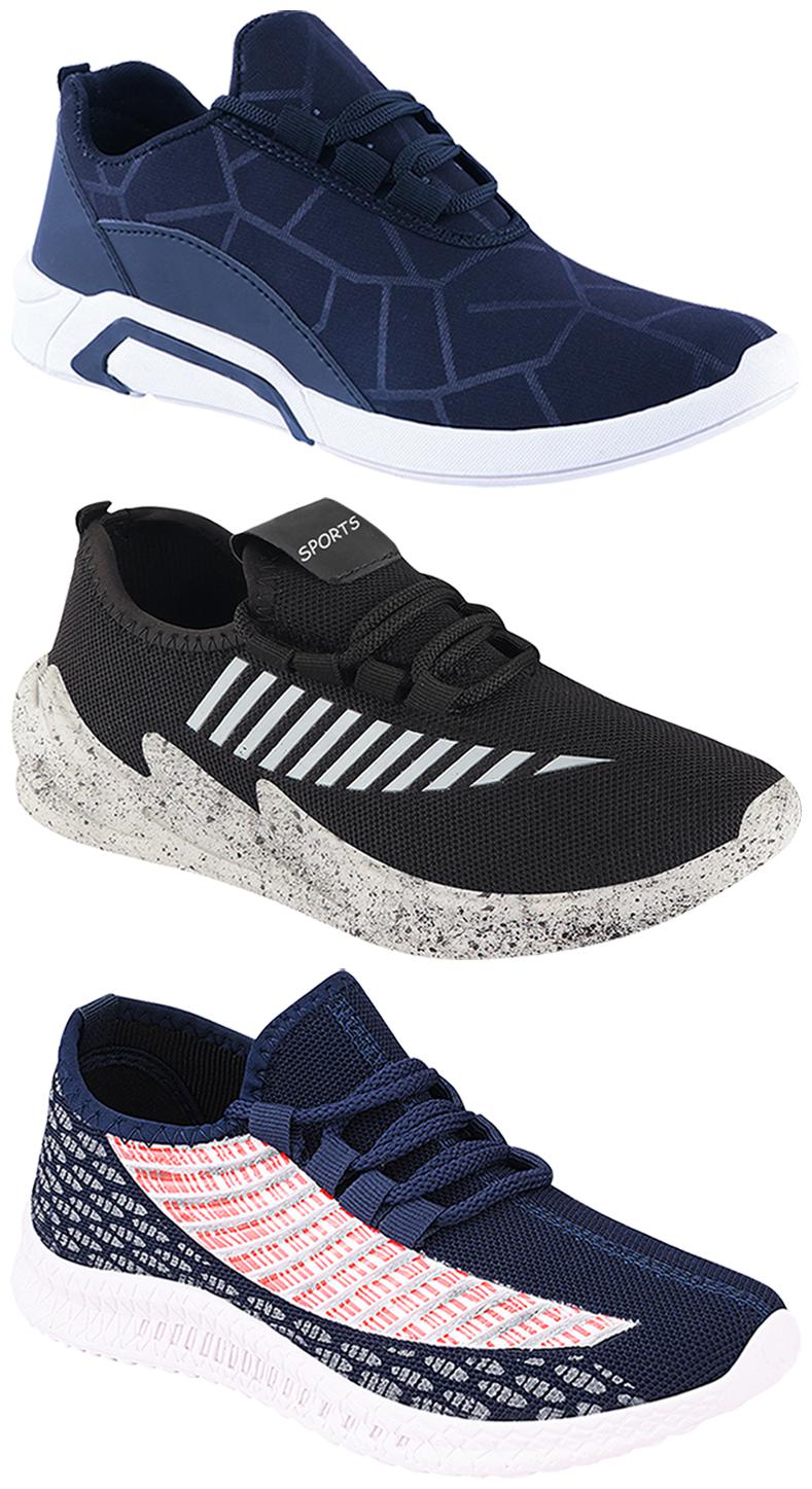 

Birde Men Multi-Color Casual Shoes - BRD-300-BLU-315-324-GRY