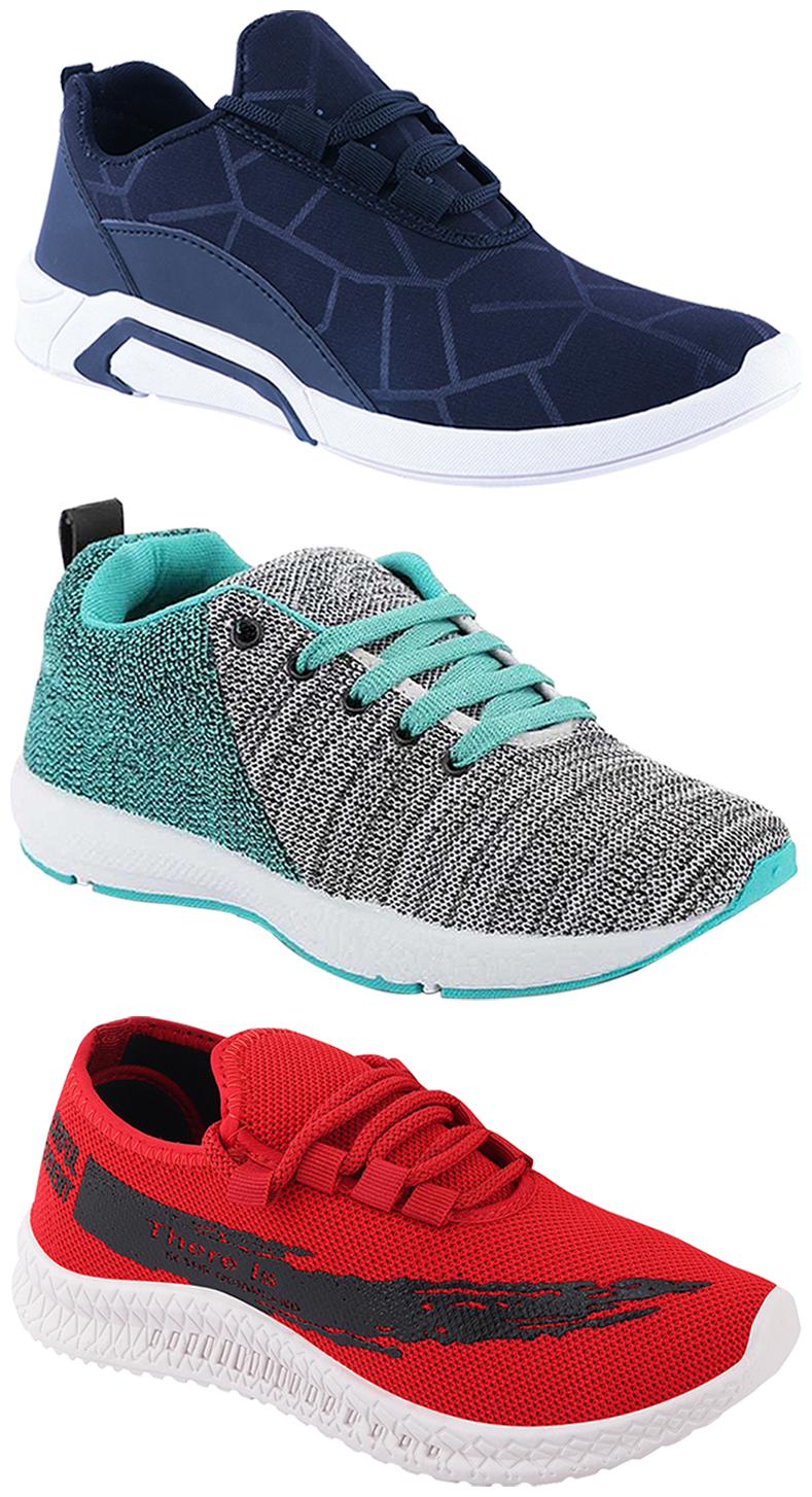 

Birde Men Multi-Color Casual Shoes - CASUAL SPORTS SNEAKERS RUNNNING SHOES - BRD-300-BLU-221-321