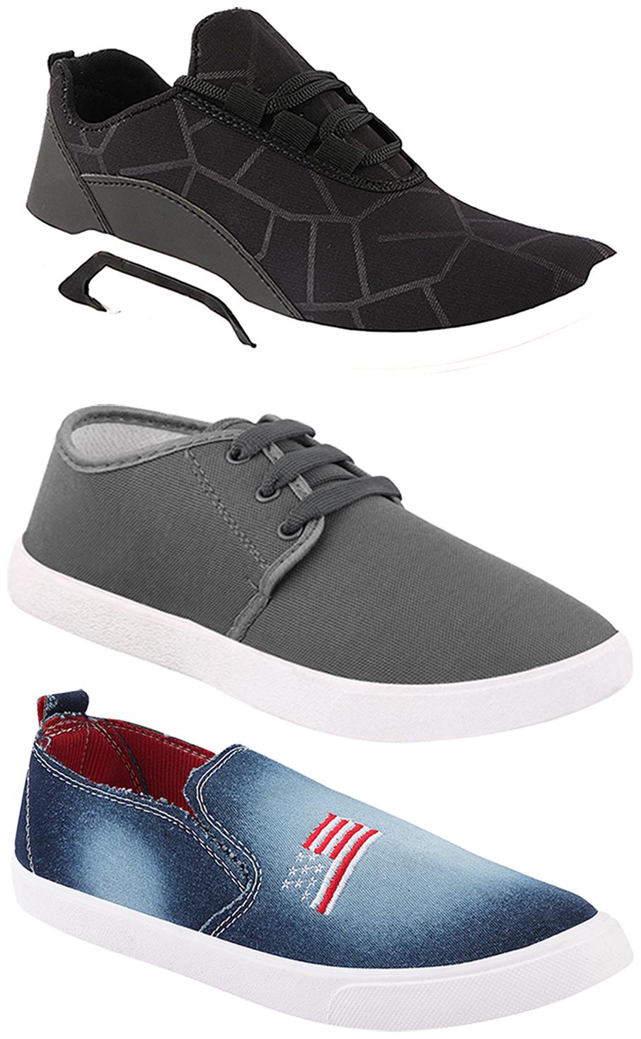 

Birde Men Multi-Color Casual Shoes - BRD-300-BLK-1079-1220