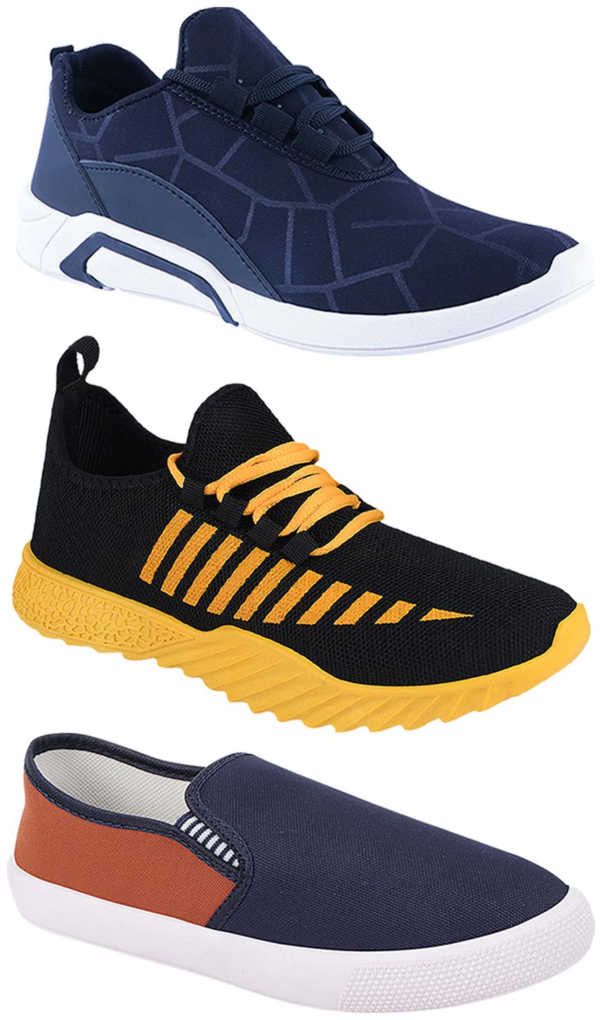 

Birde Men Multi-Color Casual Shoes - BRD-300-BLU-309-TAN-360