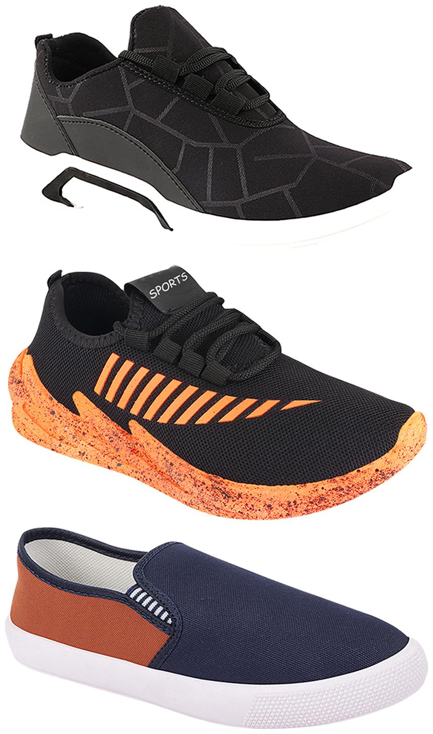 

Birde Men Multi-Color Casual Shoes - BRD-300-BLK-309-TAN-324-ORNG
