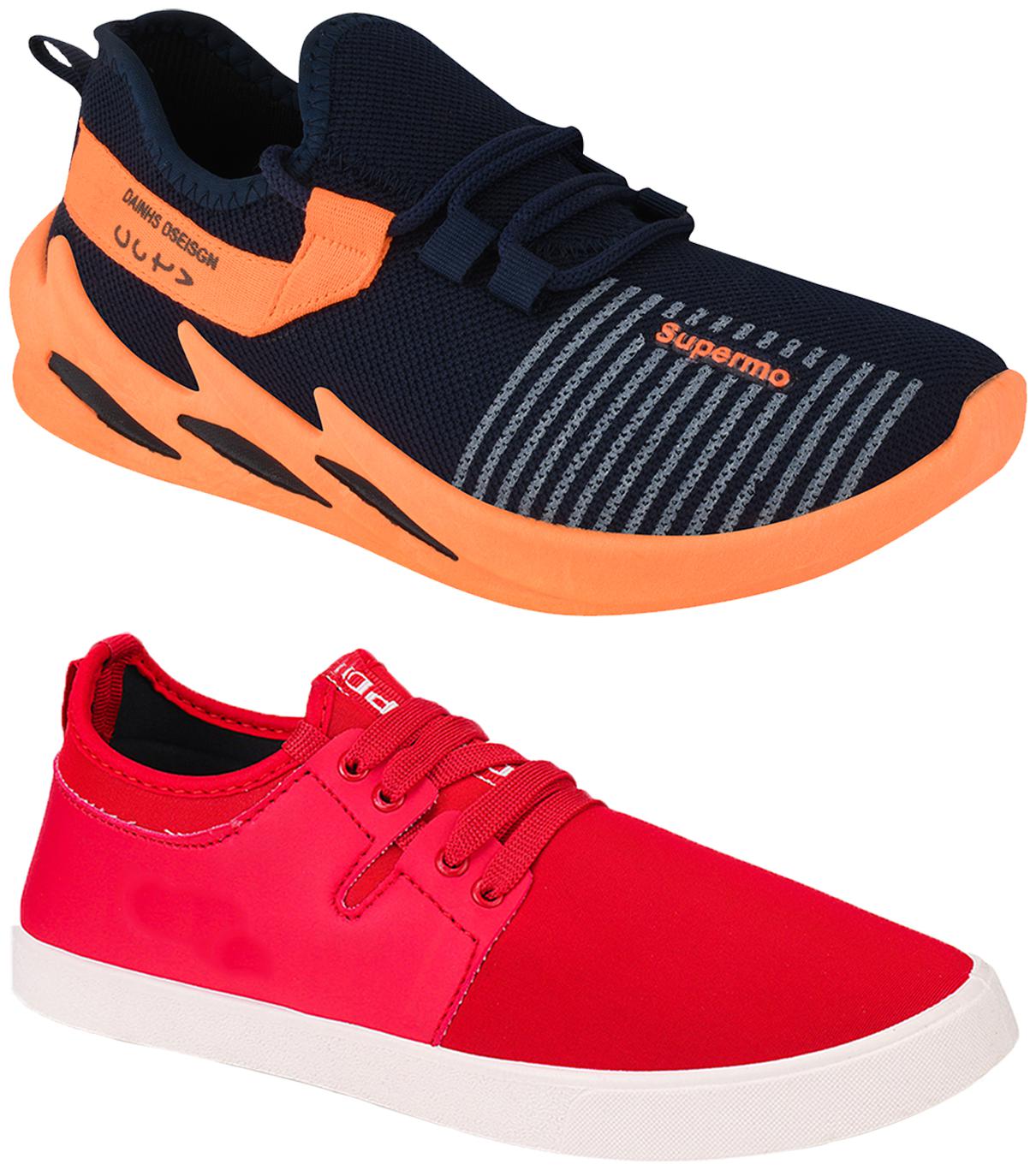 

Birde Men Multi-Color Casual Shoes - BRD-371-AUDI-1-RD