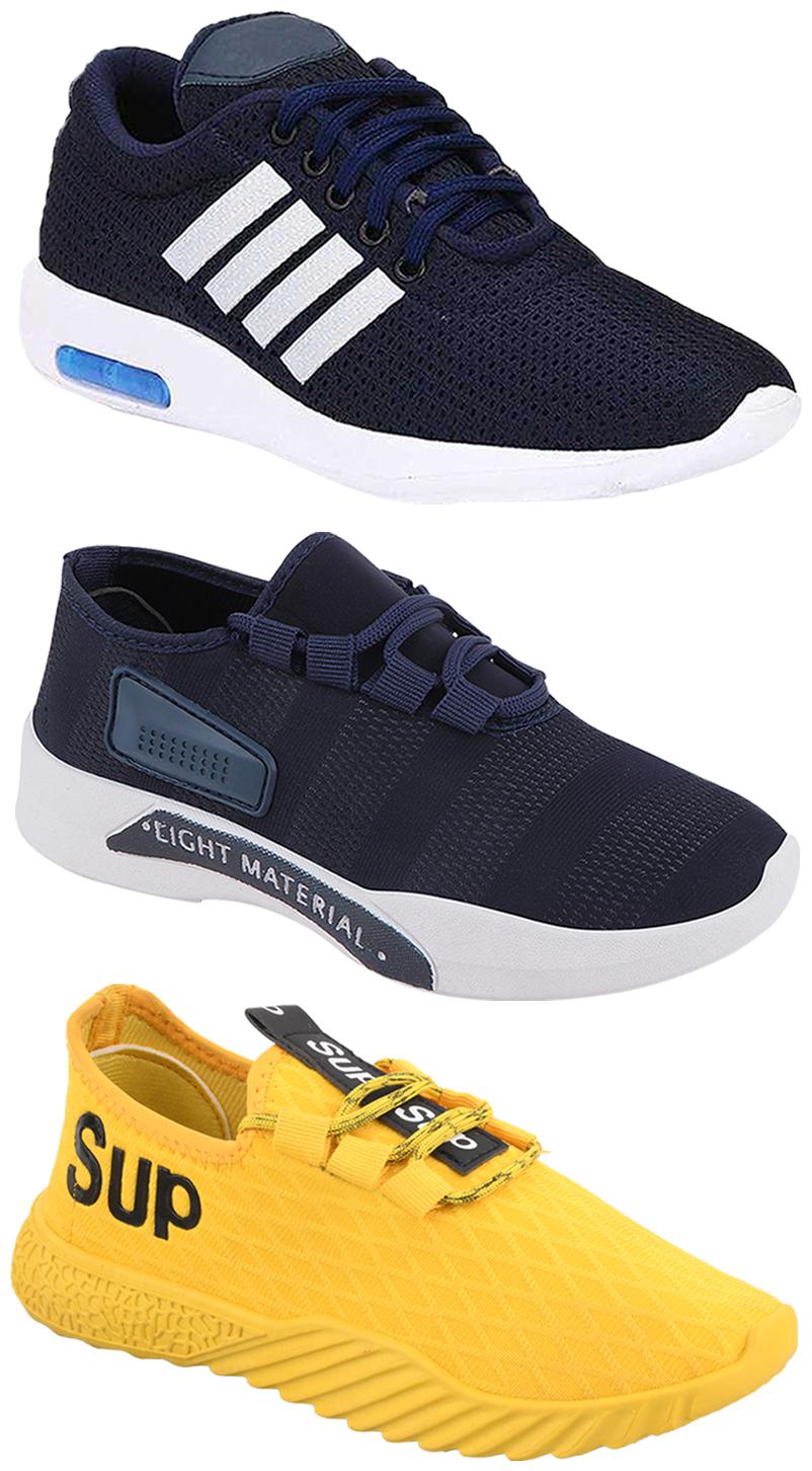 

Birde Men Multi-Color Casual Shoes - CASUAL SPORTS SNEAKERS RUNNNING SHOES - BRD-304-BLU BRD-301-BLU BRD-383