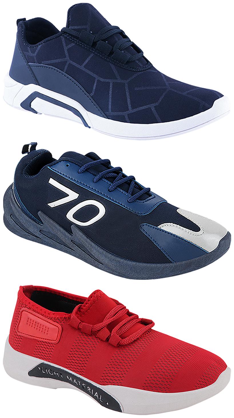 

Birde Men Multi-Color Casual Shoes - CASUAL SPORTS SNEAKERS RUNNNING SHOES - BRD-300-BLU-301-RD-351