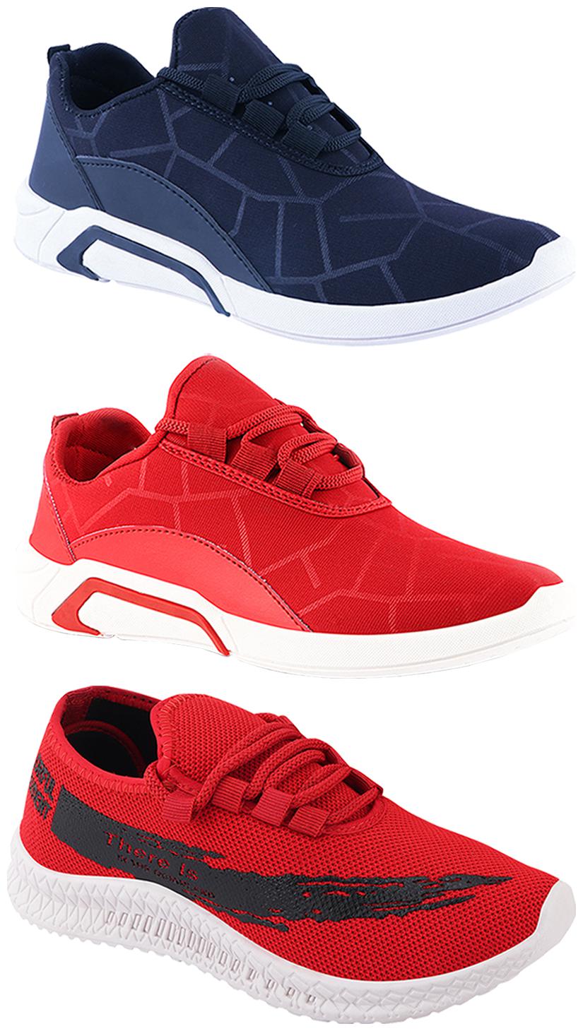

Birde Men Multi-Color Casual Shoes - BRD-300-BLU-300-RED-321