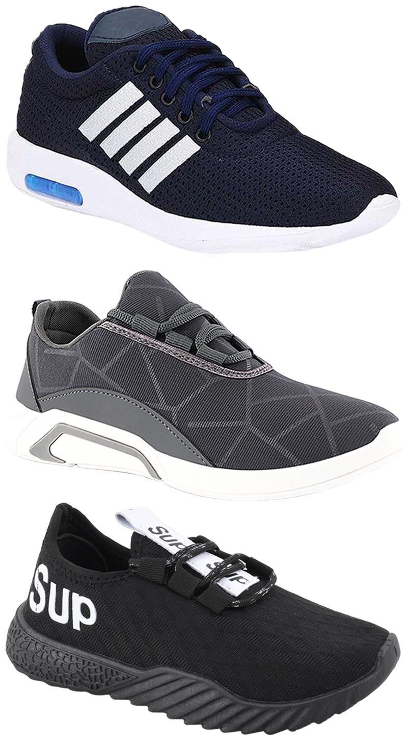 

Birde Men Multi-Color Casual Shoes - CASUAL SPORTS SNEAKERS RUNNNING SHOES - BRD-304-BLU BRD-300-GRY BRD-384