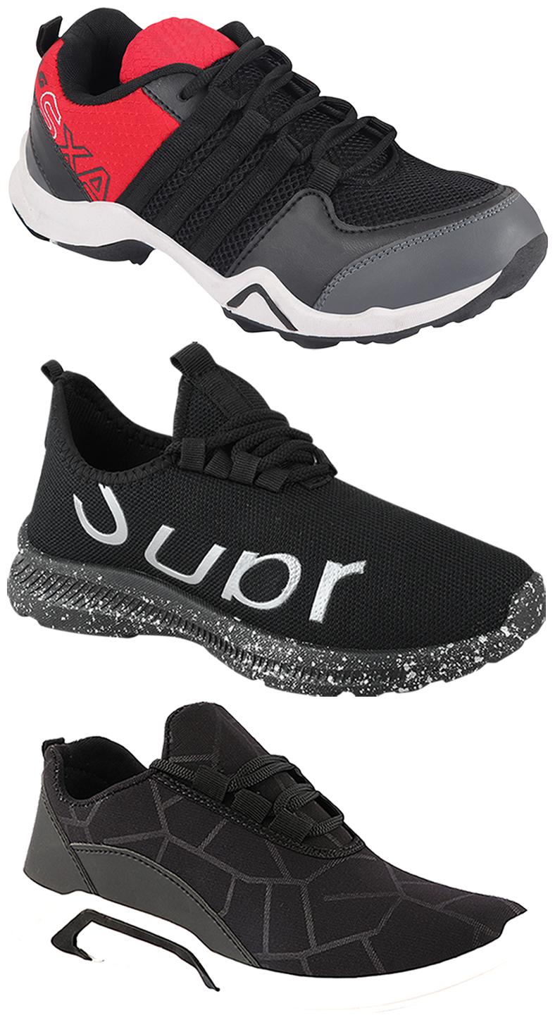 

Birde Men Multi-Color Casual Shoes - BRD-300-BLK AX-2-369
