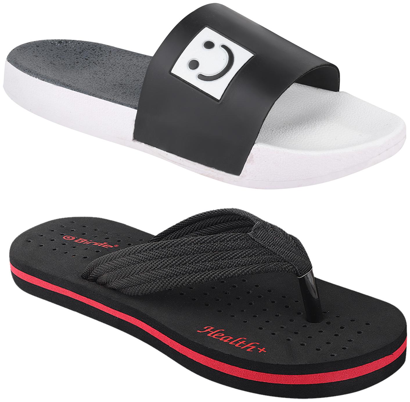 

Birde Men Multi Flip-Flops - 2 Pair